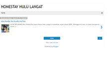 Tablet Screenshot of homestayhululangat.blogspot.com