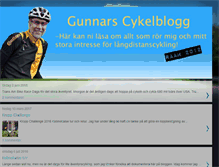 Tablet Screenshot of gunnarscykelblogg.blogspot.com