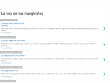 Tablet Screenshot of lavozdelosmarginales.blogspot.com