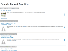 Tablet Screenshot of cascadeharvestcoalition.blogspot.com