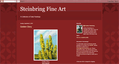 Desktop Screenshot of kristinasteinbringfineart.blogspot.com