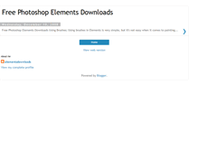 Tablet Screenshot of free-photoshopelements-downloads.blogspot.com