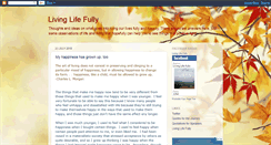 Desktop Screenshot of livinglifefullyblog.blogspot.com