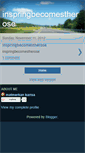 Mobile Screenshot of inspringbecomestherose.blogspot.com