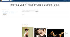 Desktop Screenshot of hotcelebrities89.blogspot.com