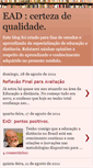 Mobile Screenshot of eadcertezadequalidade.blogspot.com