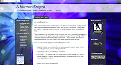 Desktop Screenshot of mormon-enigma.blogspot.com