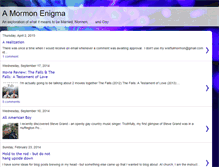 Tablet Screenshot of mormon-enigma.blogspot.com