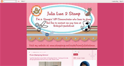 Desktop Screenshot of julialuvs2stamp.blogspot.com