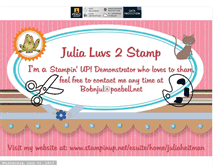 Tablet Screenshot of julialuvs2stamp.blogspot.com