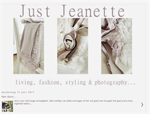 Tablet Screenshot of jeanette-justjeanette.blogspot.com