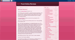 Desktop Screenshot of fresh-online-reviews.blogspot.com