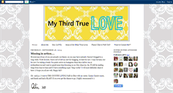 Desktop Screenshot of mythirdtruelove.blogspot.com