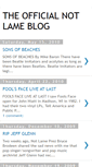 Mobile Screenshot of notlameblog.blogspot.com