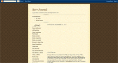Desktop Screenshot of beerjournal.blogspot.com
