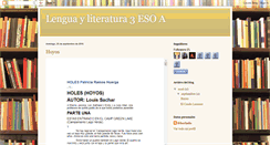 Desktop Screenshot of lenguayliteratura3esoa.blogspot.com