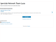 Tablet Screenshot of iperclubnetworkteamluva.blogspot.com