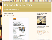 Tablet Screenshot of centroculturalemessina.blogspot.com