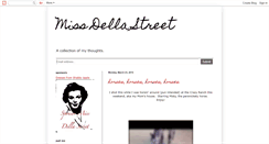 Desktop Screenshot of missdellastreet.blogspot.com