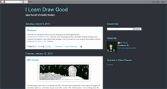 Desktop Screenshot of ilearndrawgood.blogspot.com