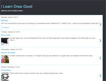 Tablet Screenshot of ilearndrawgood.blogspot.com