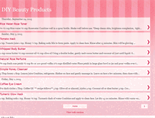 Tablet Screenshot of homemadebeautyproducts.blogspot.com