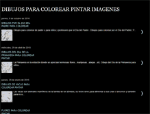 Tablet Screenshot of dibujosparacolorearpintarimagenes.blogspot.com