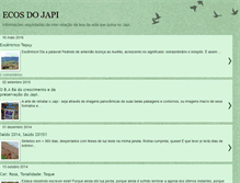 Tablet Screenshot of ecosdojapi.blogspot.com