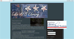 Desktop Screenshot of lukeafblibrary.blogspot.com