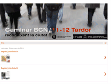 Tablet Screenshot of caminarbcn11-12t.blogspot.com