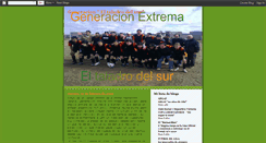 Desktop Screenshot of clubgeneracionextrema.blogspot.com