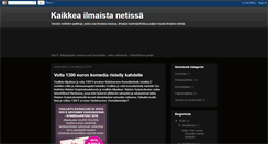 Desktop Screenshot of ilmaistuotteita.blogspot.com