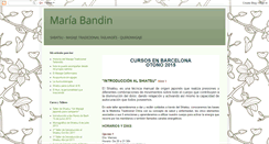 Desktop Screenshot of mariabandin.blogspot.com