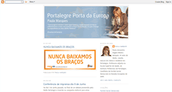 Desktop Screenshot of portalegreportadaeuropa.blogspot.com