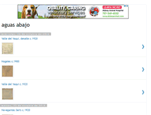 Tablet Screenshot of aguas-abajo.blogspot.com