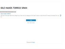 Tablet Screenshot of idle-hands-torrox-spain.blogspot.com