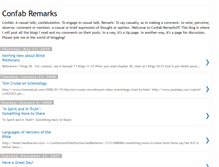 Tablet Screenshot of confabremarks.blogspot.com