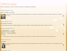 Tablet Screenshot of iwillflydesign.blogspot.com