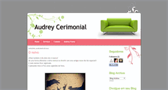 Desktop Screenshot of cerimonialaudrey.blogspot.com