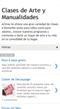 Mobile Screenshot of clasesdearteymanualidades.blogspot.com