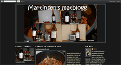 Desktop Screenshot of martinsensmatblogg.blogspot.com