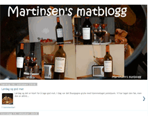 Tablet Screenshot of martinsensmatblogg.blogspot.com