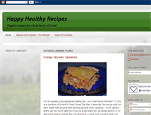 Tablet Screenshot of happyhealthyrecipes.blogspot.com