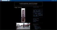 Desktop Screenshot of lanzaroteescultura.blogspot.com