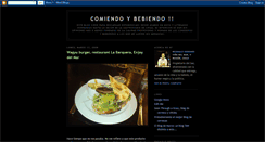 Desktop Screenshot of comiendoybebiendo.blogspot.com