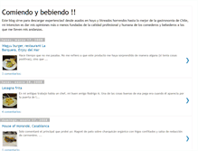 Tablet Screenshot of comiendoybebiendo.blogspot.com