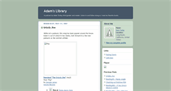 Desktop Screenshot of adamslibrary.blogspot.com