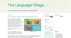 Desktop Screenshot of languagevillage.blogspot.com