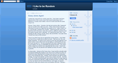 Desktop Screenshot of iliketoberandom.blogspot.com