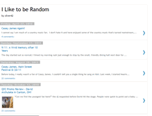 Tablet Screenshot of iliketoberandom.blogspot.com